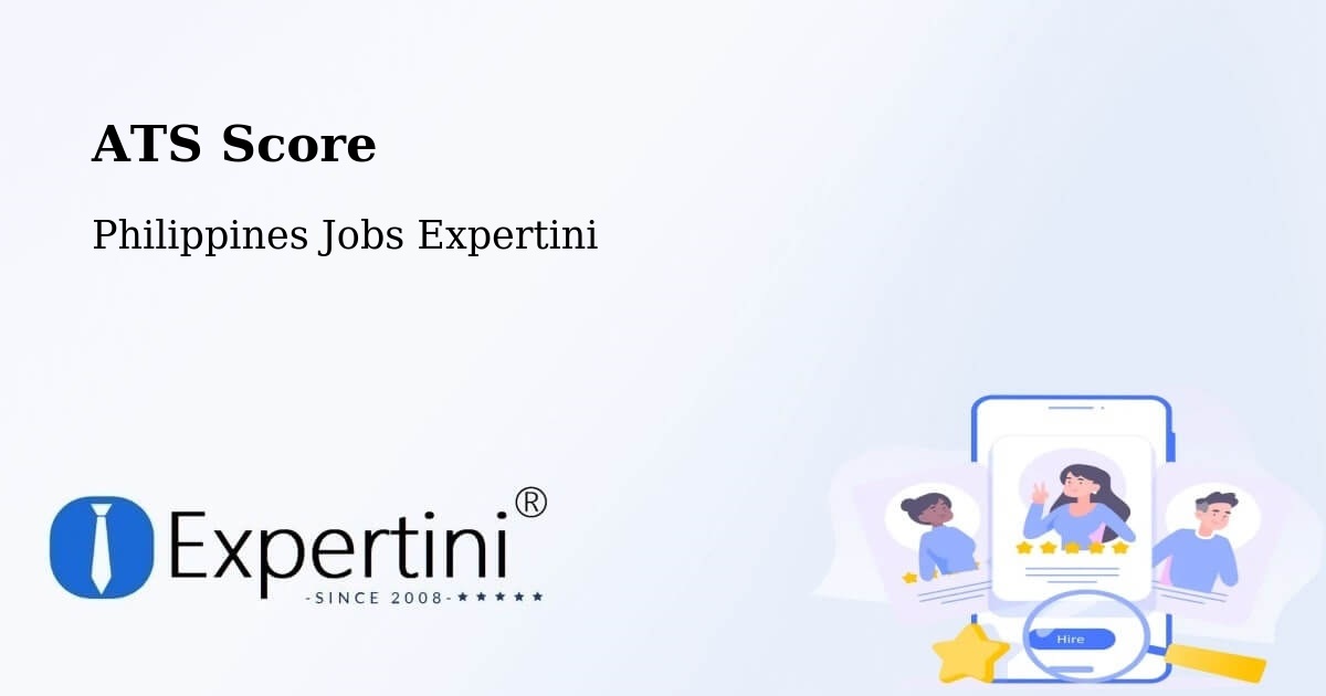 Resume ATS Score & Job Description Match Tool – Cato - Philippines Jobs Expertini