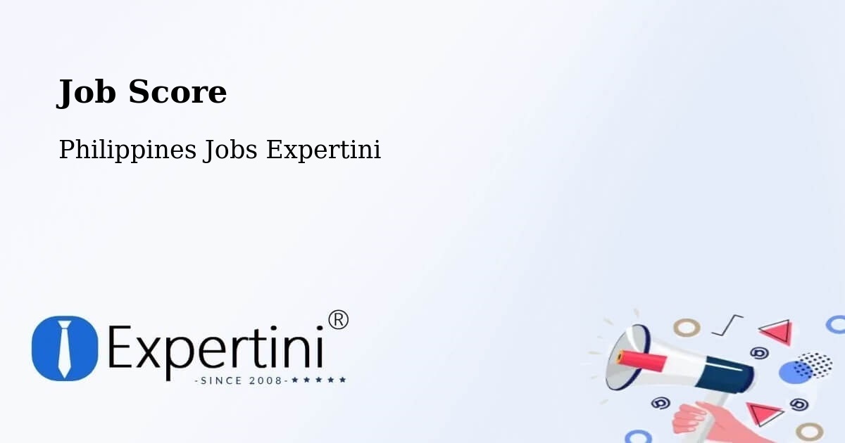 Job Score & Job Description Score Tool – Cato - Philippines Jobs Expertini