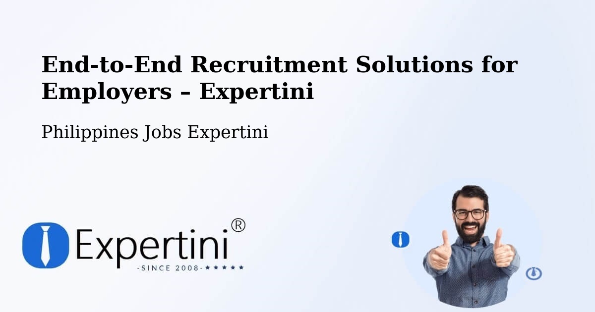 Recruitment Solutions for Employers – Cato - Cato, Philippines Jobs Expertini